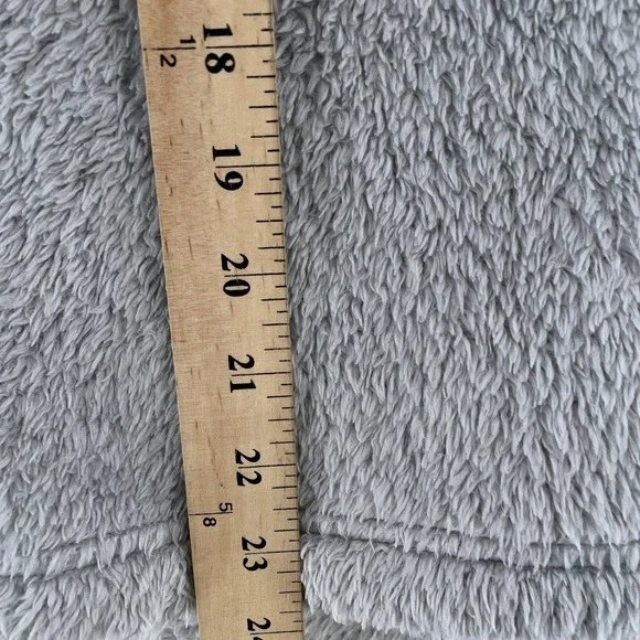 Patagonia Los Gatos 1/4-Zip Pullover Women Small Gray Sherpa Soft Warm High Pile - Picture 5 of 9